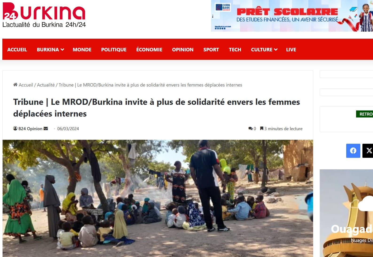 Publication d'articles sur les questions de développement — édition 2