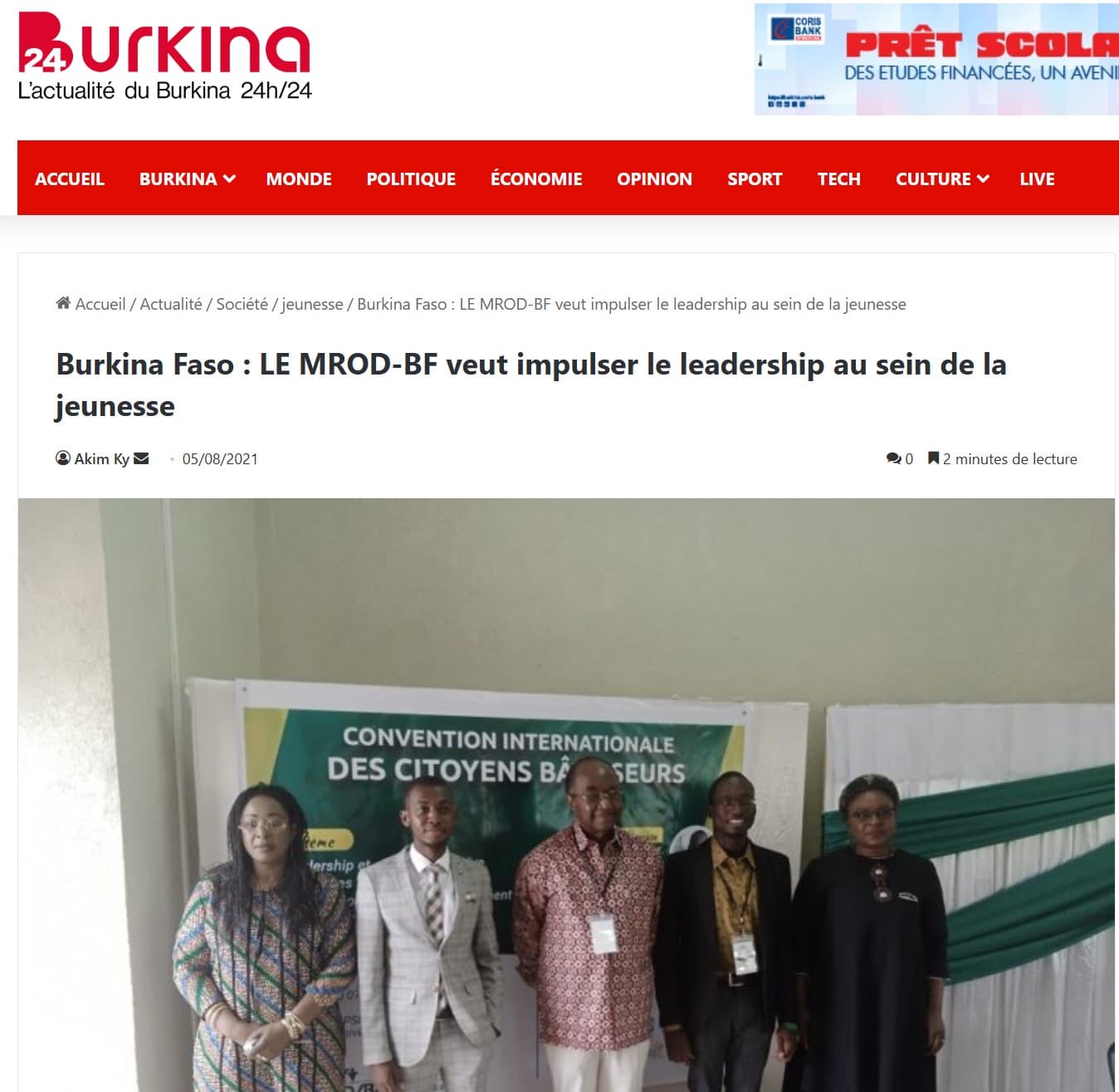 Publication d'articles sur les questions de développement — édition 5